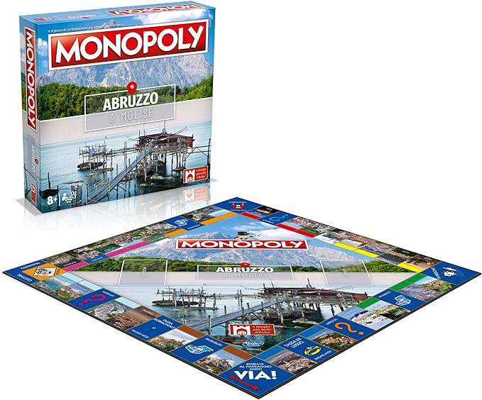 MONOPOLY - THE MOST BEAUTIFUL VILLAGES IN ITALY - ABRUZZO & MOLISE