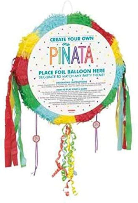 Unique Party: Crte Yr Own Drum Popout Pinata;
