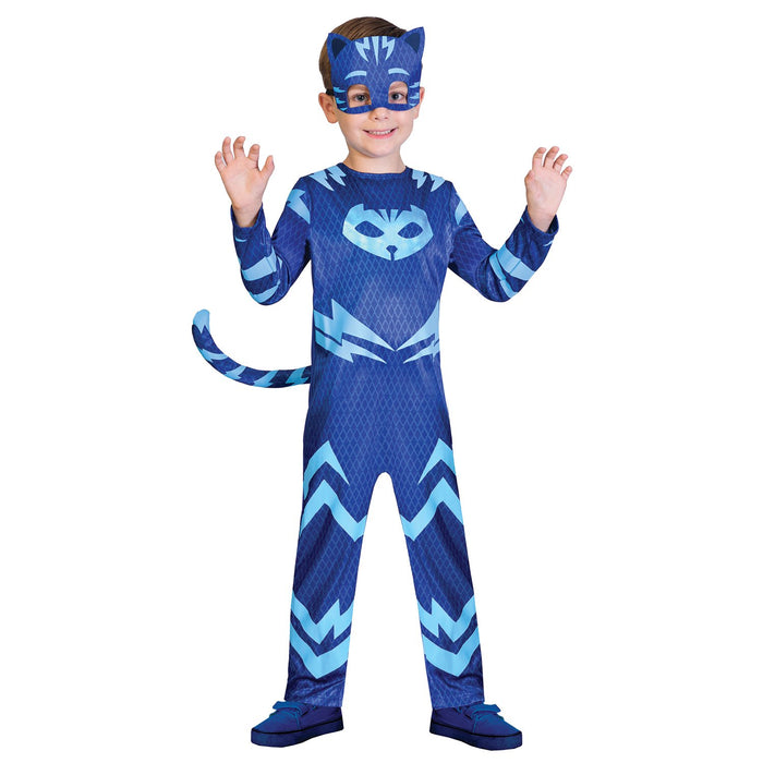 Pj Masks: Amscan - Children's Costume Pj Masks Catboy 3-4 Years (Go. Costume Pj Mask Cat Boy (3-4 Anni);