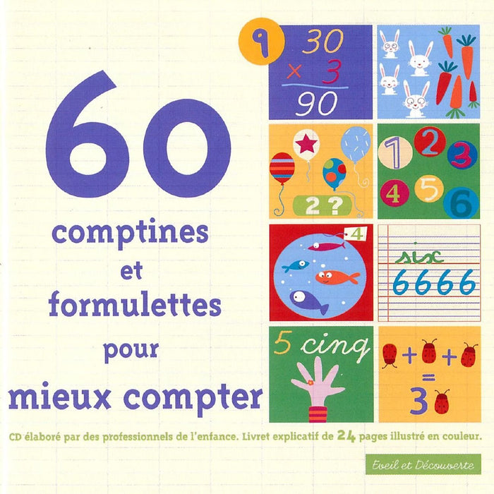 60 Comptines Et Formulettes Pour Mieux Compter / Various;