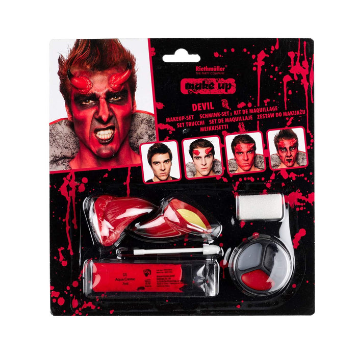 Amscan: Halloween-Make Up Devil H. Kit Trucco Diavolo;