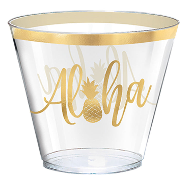 Amscan: 30 Tumbler Aloha Plastic 266 Ml;
