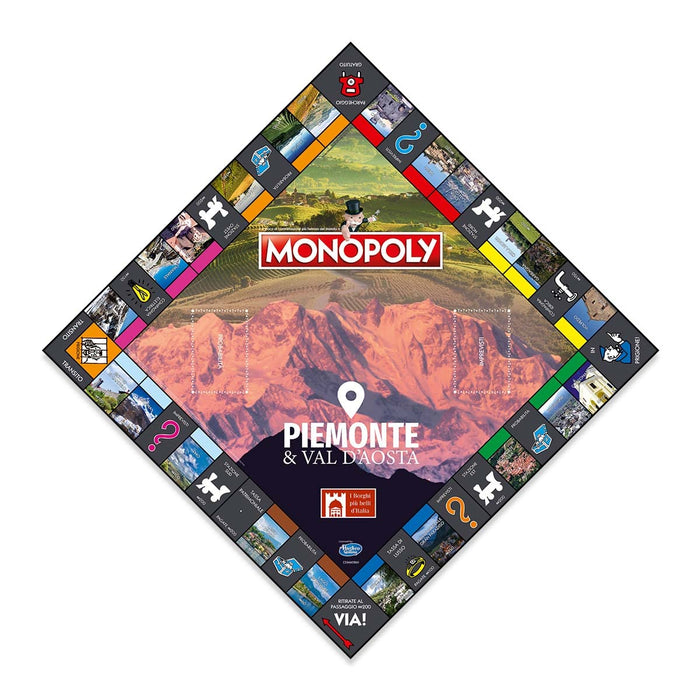 MONOPOLY - I BORGHI PIÙ BELLI D'ITALIA - PIEMONTE E VALLE D'AOSTA