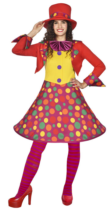 Amscan: Womens Costume Circus Clown Dress Medium/Large;