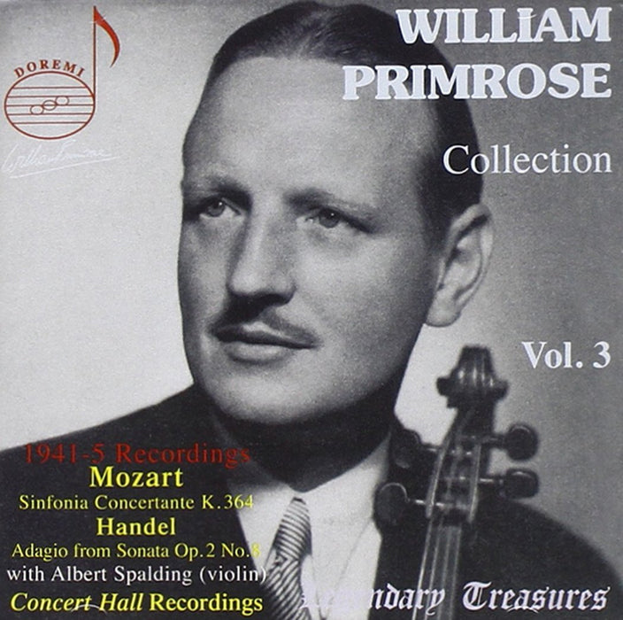 William Primrose: Collection Vol.3;