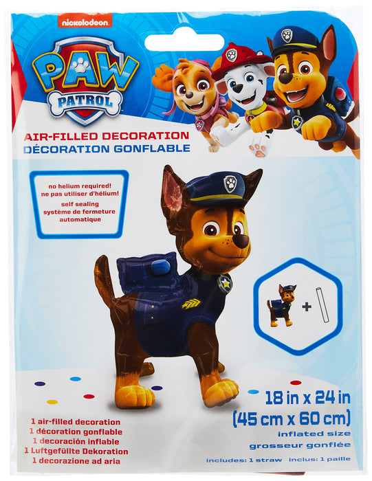 Paw Patrol: Anagram - Ci: Decor Paw Patrol Chase A75 Q. Pallone Foil Self Standing Paw Patrol Chase 43 X 60 Cm - Si Gonfia Ad Ar