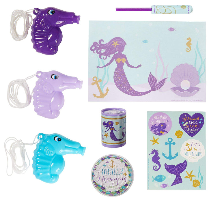 Amscan: Favorvalue Pack Mermaid Wishes 48 Parts;