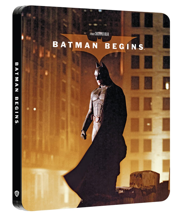 BATMAN BEGINS STEELBOOK (4K Ultra HD + Blu-Ray)