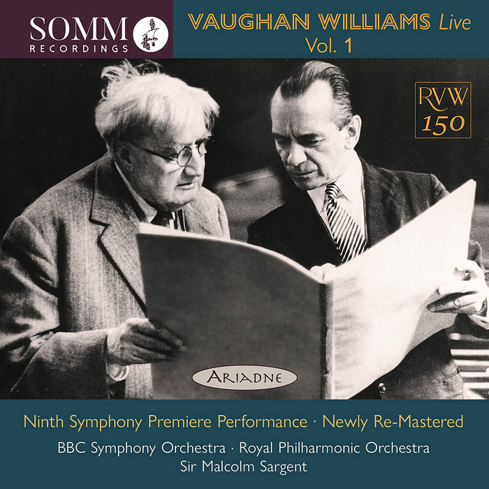 Ralph Vaughan Williams - Vaughan Williams Live, Volume 1;