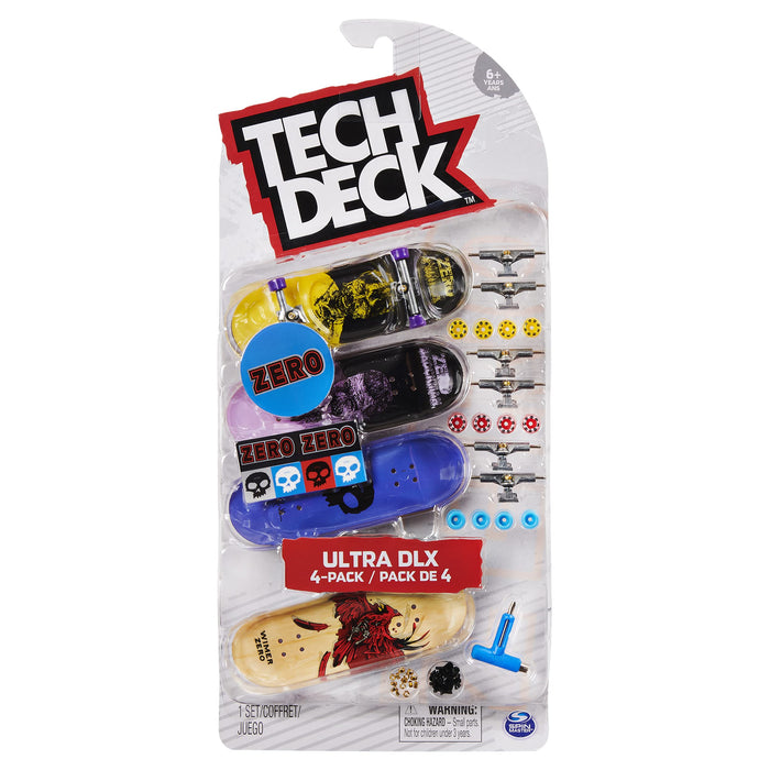 Spin Master: Tech Deck - Deluxe Pack of 4 Skates;