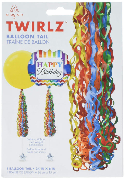 Anagram: Twirlz Medium "Primary" 15X86Cm S;