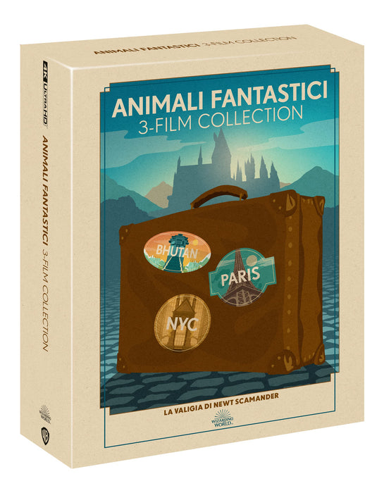 ANIMALI FANTASTICI 1-3 TRAVEL ART EDITION (4K Ultra HD + Blu-Ray)