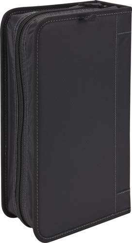 Case Logic: CDW92 Raccoglitore per 92 CD, nylon, colore: Nero;