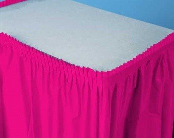 Creative Converting: Ts Pl 6/1Ct Hot Magenta Qs. Gonna Plastica 74 X 420 Cm Fuxia - Hot Magenta;