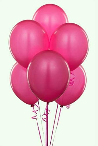 Unique Party: 10 Ct 12'' Fuschia Balloons;