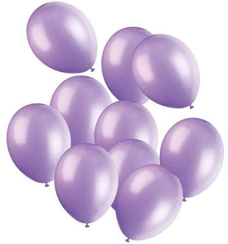 Unique Party: 10Ct 12'' Lilac Lavender Bllns;