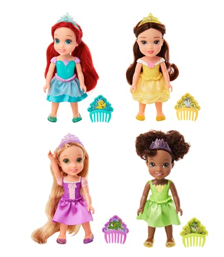 Disney: Jakks - Princess - Dolls With Glittered Molded Bodice (Mini Dolls / Bambole Piccole) (Assortimento);