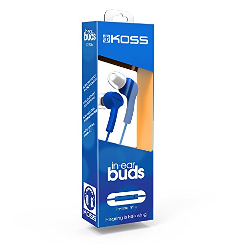 Koss: Keb9I Blu - Auricolare In Ear Con Microfono;