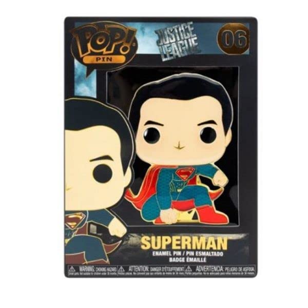 Dc Comics: Funko Pop! Pin - Superman (Transluscent) (Enamel Pin / Spilla Smaltata);