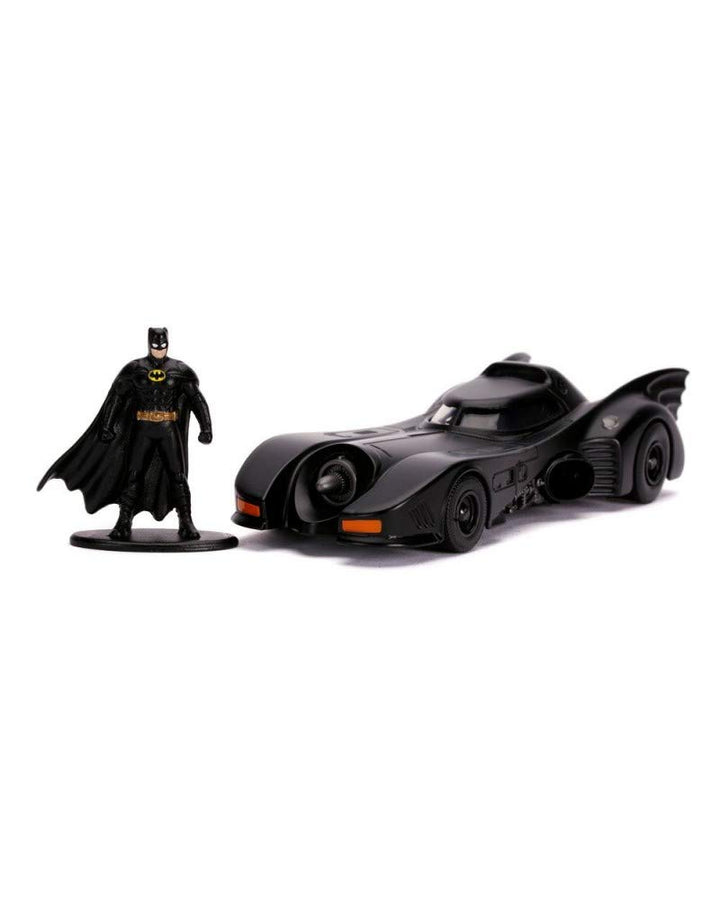 Dc Comics: Jada Toys 1/32 1989 Batman Batmobile With Batman Figure;