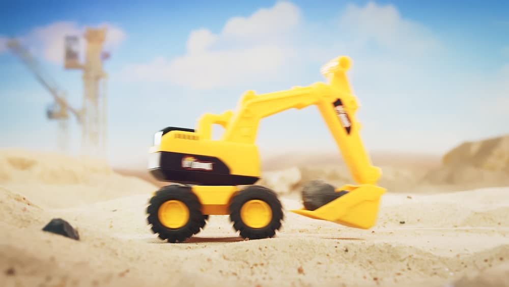 Nikko Toys: Mini Veicoli Da Cantiere In Scatola - Escavatore;