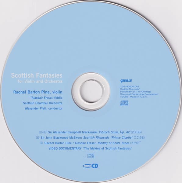 Scottish Fantasies For Violin And Orchestra (2 Cd);