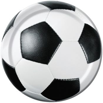 Creative Converting: Plt7 Ss 12/8Ct Sp/Fan Soccer Qs;
