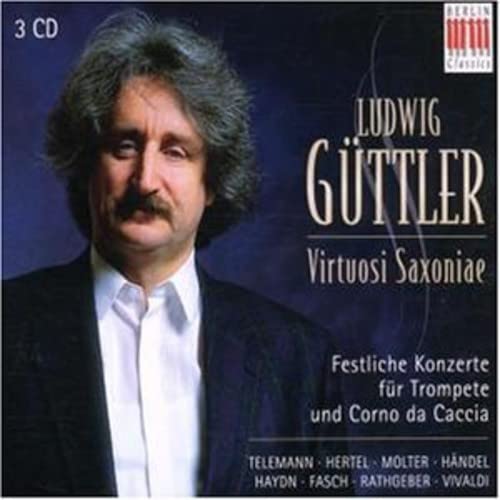 Virtuosi Saxoniae / Ludwig Guttler - Festliche Konzerte Fur Trompete Und Corno Da Caccia (3 Cd);