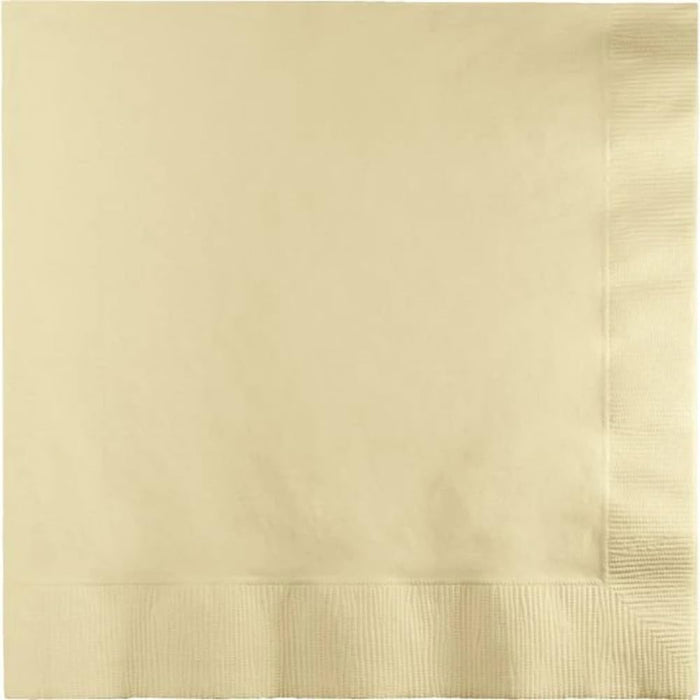 Creative Converting: Ln 10/50Ct 3P Ivory Qs;