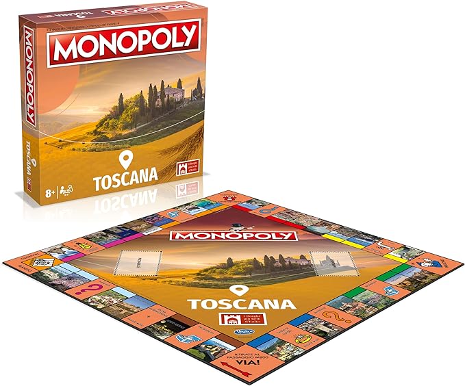 MONOPOLY - THE MOST BEAUTIFUL VILLAGES IN ITALY - TUSCANY 