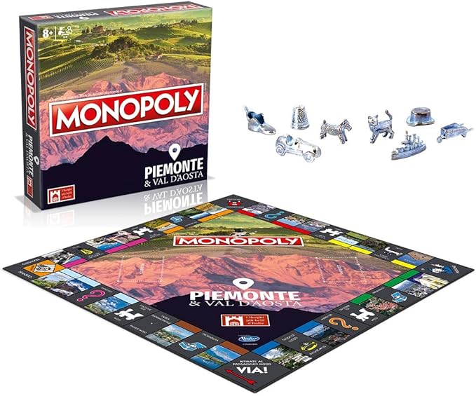 MONOPOLY - THE MOST BEAUTIFUL VILLAGES IN ITALY - PIEDMONT AND AOSTA VALLEY 