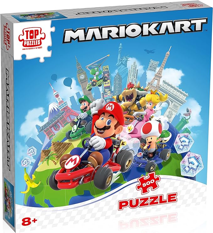 TOP PUZZLE - MARIO KART AROUND THE WORLD - 500 PIECES 