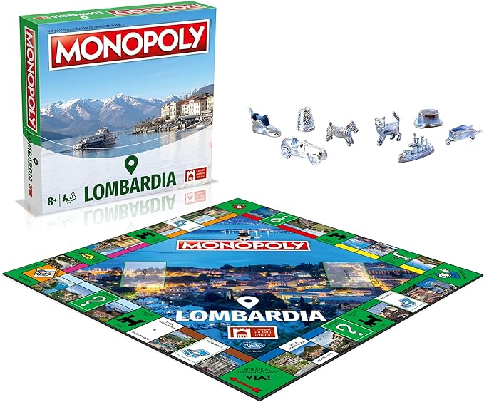 MONOPOLY - THE MOST BEAUTIFUL VILLAGES IN ITALY - LOMBARDY 