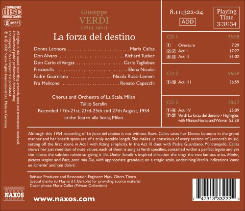 Giuseppe Verdi - La Forza Del Destino (3 Cd);