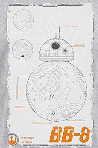 Star Wars: The Force Awakens - Bb-8 Manual (Unisex T-Shirt Size S);