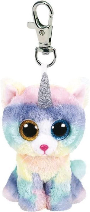 Ty: Beanie Boos - Heather (Peluche Con Clip 8 Cm);