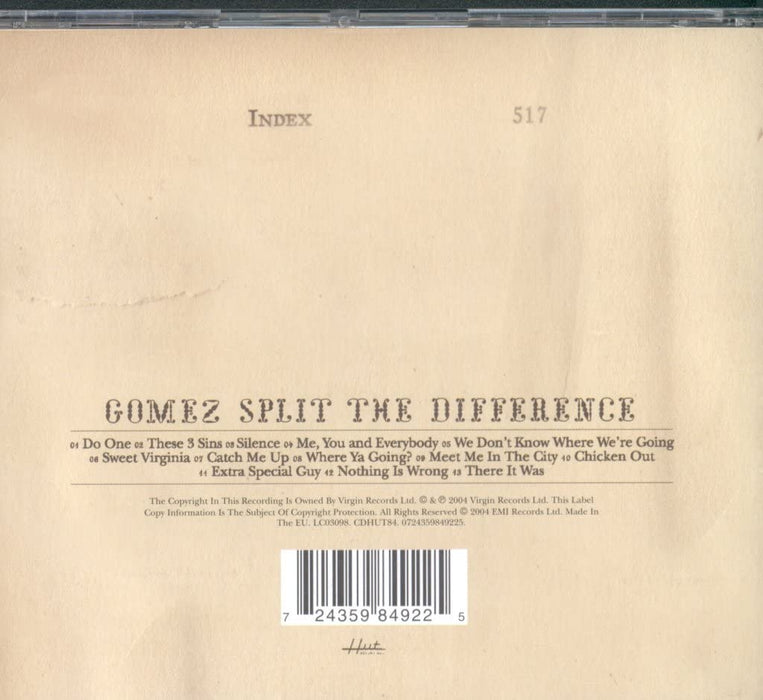 Gomez - Split The Difference;