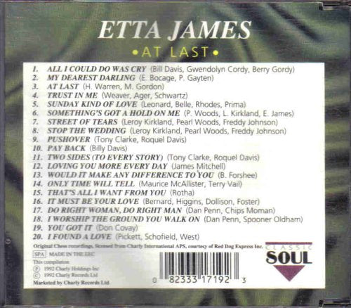 Etta James - At Last;