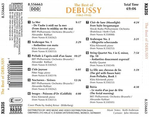 Claude Debussy - The Best Of;