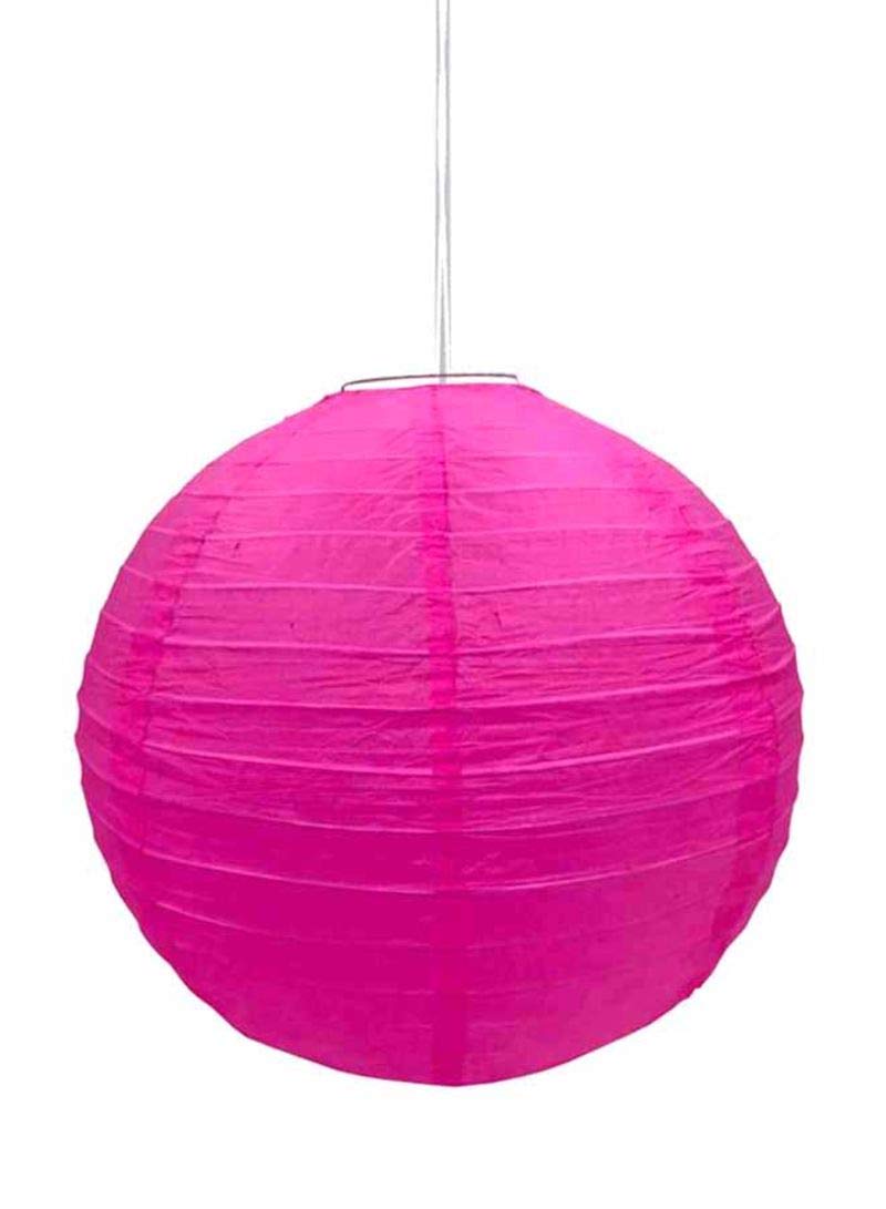 Amscan: Round Pink Paper Lanterns 24 Cm;