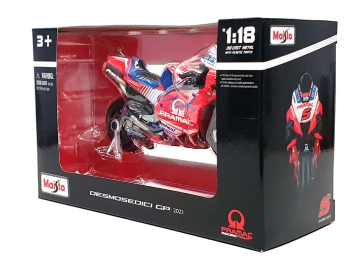 Maisto: Ducati Pramac Racing 2021 Zarco - 1:18;