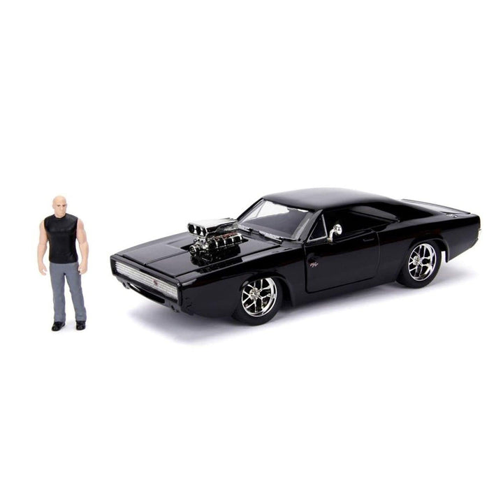 Jada Toys 1/24 1970 Dodge Charger Fast And Furious With Dom Figure;