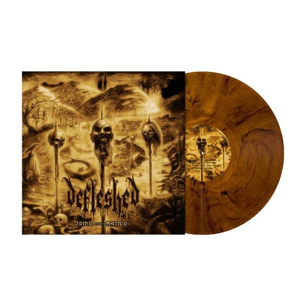 Defleshed - Grind Over Matter (Ochre Brown Vinyl);