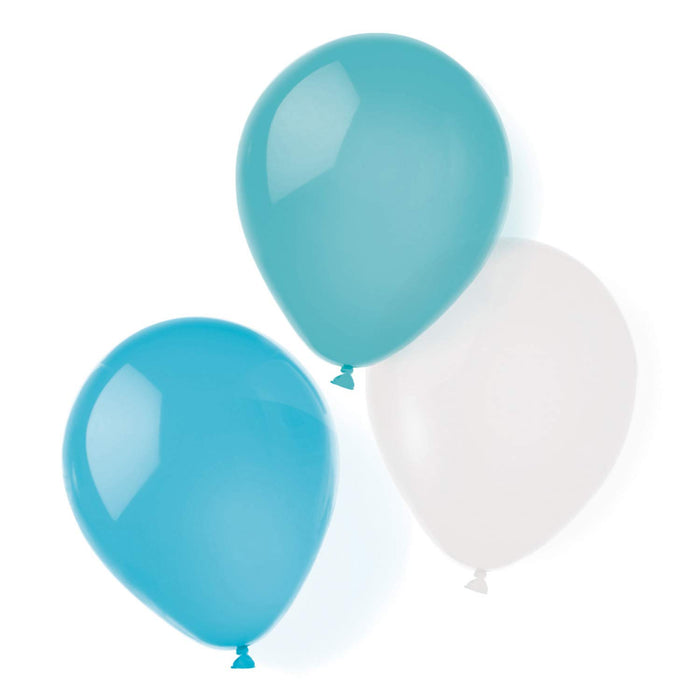 Amscan: 8 Latex Balloons Aqua Glamor 25.4 cm/10";