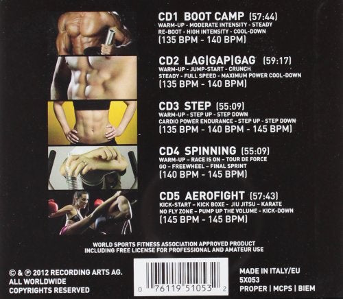 Total Body Workout Volume 1 - Pump Up The Volume (5 CDs);