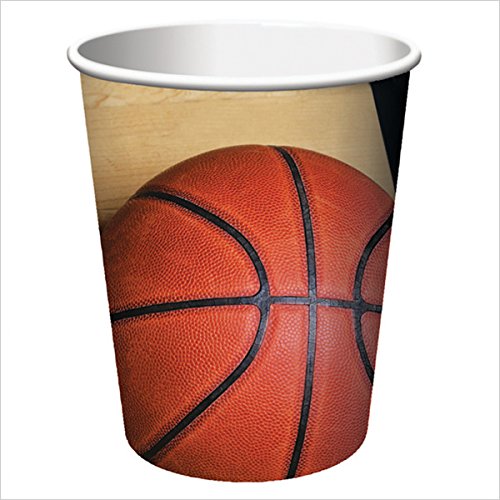 Creative Converting: 9Cup 12/8Ct Sp/Fanatic Bsktbl Qs;