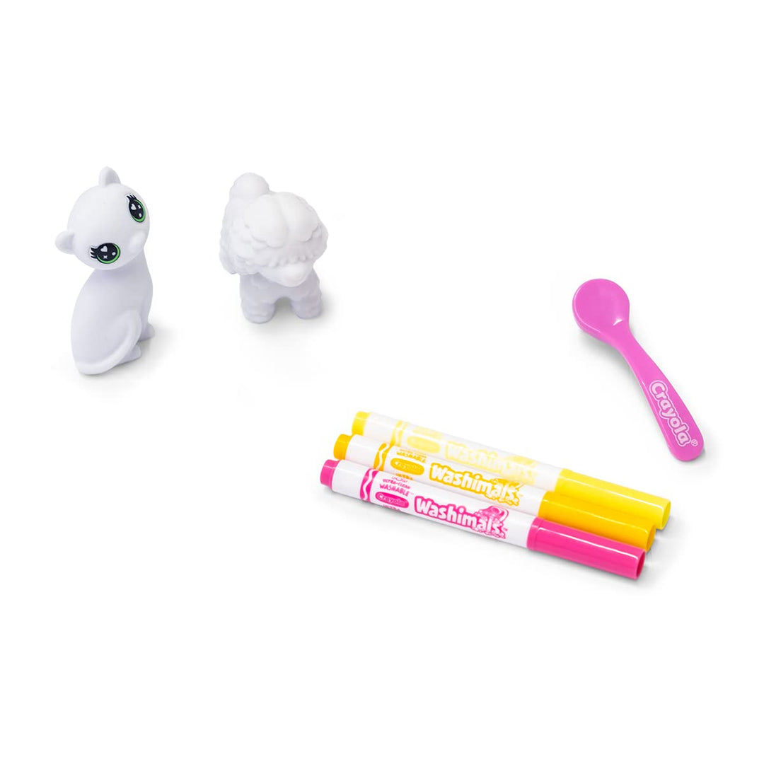 Crayola: Washimals Pets - Set Ricarica Cagnolino & Gattino;