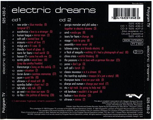Electric Dreams: 38 Classic Electric Hits / Various (2 Cd);