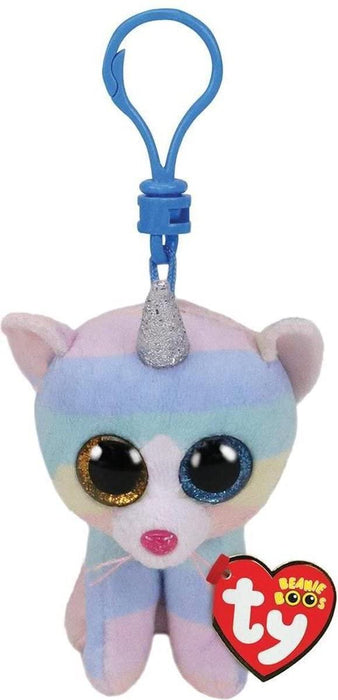 Ty: Beanie Boos - Heather (Peluche Con Clip 8 Cm);