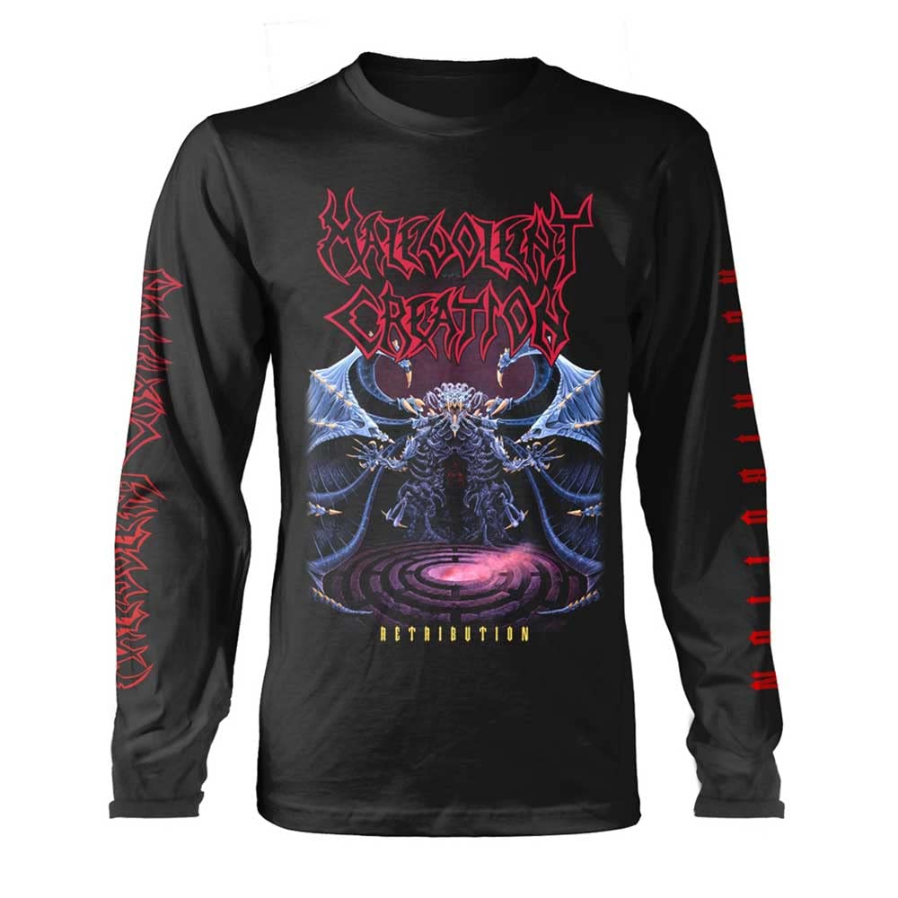 Malevolent Creation: Retribution (Maglia Manica Lunga Unisex Tg. L);